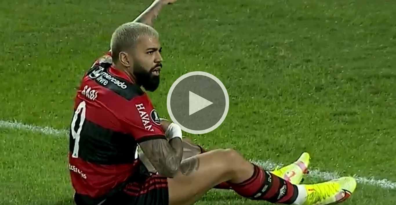 Quasee Em Contra Ataque R Pido Bruno Henrique Lan A Gabigol Que Quase Marca O